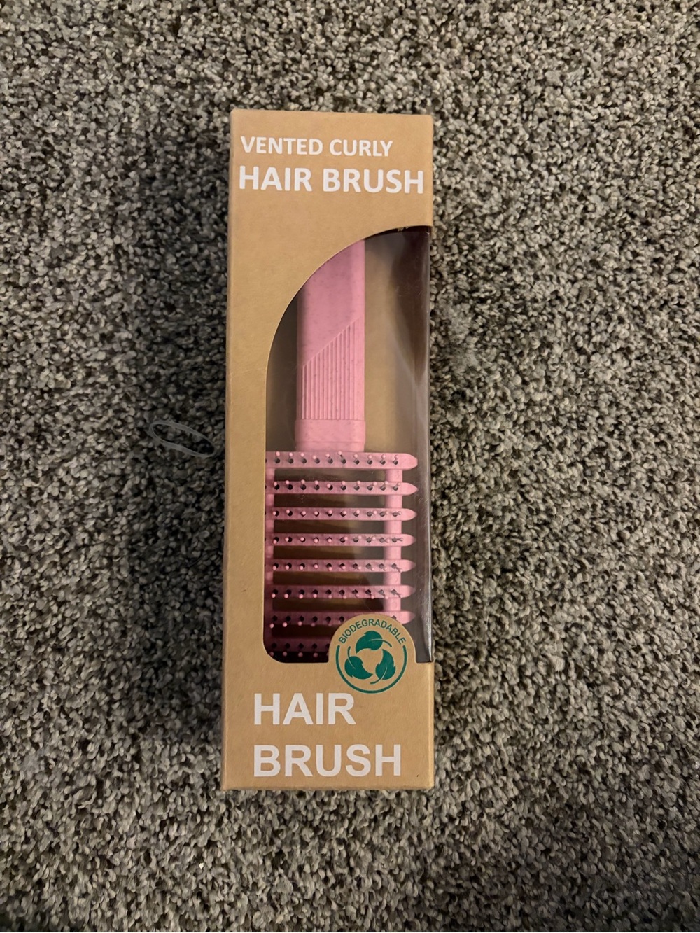 Source Unknown Vented Curly Hair Brush - Pink